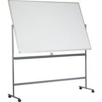  Mobilní bílá magnetická tabule Basic, oboustranná, 120 x 180 cm