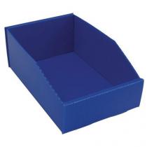  Plastový box PP, 10,5 x 18 x 28 cm, modrý