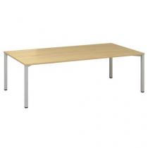 Konferenční stůl Alfa 420 s šedým podnožím, 240 x 120 x 74,2 cm, dezén divoká hruška
