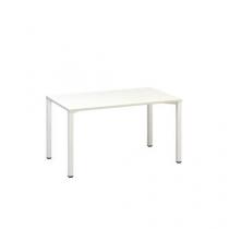  Kancelářský stůl Alfa 200, 140 x 80 x 74,2 cm, rovné provedení, dezén bílá, RAL9010