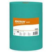  Papírové ručníky Katrin Basic S 1vrstvé, 60 m, zelené, 12 ks