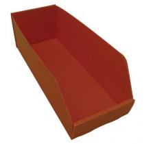  Plastový box PP, 15,5 x 19 x 40 cm, oranžový