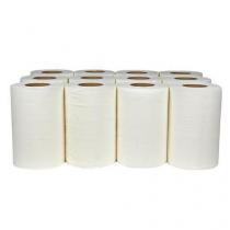  Papírové ručníky Midi Cel 2vrstvé, 50 m, bílé, 12 ks
