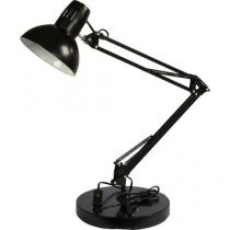  Kancelářská stolní lampa Poppins black se svorkou i podstavcem, černá