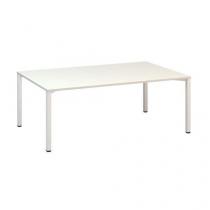  Konferenční stůl Alfa 420 s bílým podnožím, 200 x 120 x 74,2 cm, dezén bílá