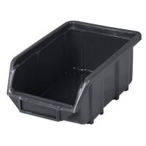  Plastový box Ecobox small 7,5 x 11 x 16,5 cm, černý