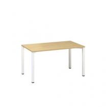 Kancelářský stůl Alfa 200, 140 x 80 x 74,2 cm, rovné provedení, dezén divoká hruška, RAL9010