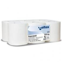  Papírové ručníky Celtex Maxi Smart 2vrstvé, 450 útržků, bílé, 6 ks