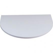  Deska jednacího stolu Combi, 80 x 60 cm, 1/2 kruh, šedá