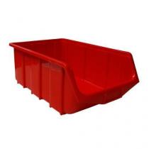  Plastový box Ecobox 18,7 x 33,3 x 50,5 cm, červený