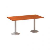  Konferenční stůl Alfa 400 s šedým podnožím, 160 x 80 x 74,2 cm, dezén třešeň