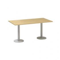  Konferenční stůl Alfa 400 s šedým podnožím, 160 x 80 x 74,2 cm, dezén divoká hruška