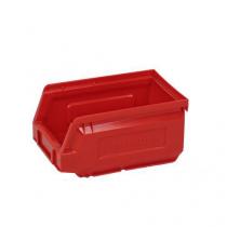  Plastový box Manutan  8,3 x 10,3 x 16,5 cm, červený