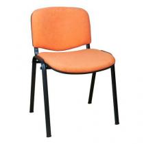 Konferenční židle ISO Velours Black, oranžová
