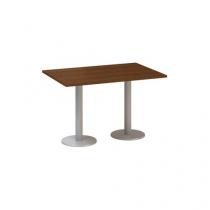  Konferenční stůl Alfa 400 s šedým podnožím, 120 x 80 x 74,2 cm, dezén ořech