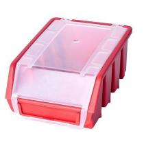  Plastový box Ergobox 2 Plus 7,5 x 16,1 x 11,6 cm, červený