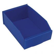  Plastový box PP, 6,5 x 12 x 18 cm, modrý