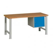  Dílenský stůl Weld se skříňkou 41 cm, 84 x 170 x 68,5 cm, šedý