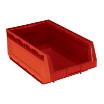  Plastový box Manutan 25 x 36,3 x 58 cm, červený