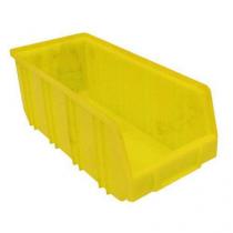  Plastový box Manutan Expert 12,5 x 14,5 x 33,5 cm, žlutý