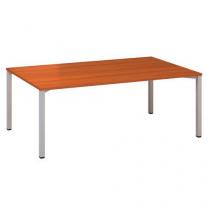  Konferenční stůl Alfa 420 s šedým podnožím, 200 x 120 x 74,2 cm, dezén třešeň