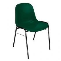  Plastová jídelní židle Manutan Chaise, zelená