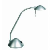  Halogenová kancelářská stolní lampa Dalco 953, 20 W, stříbrná