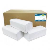  Papírové ručníky ZZ White S 1vrstvé, 250 útržků, bílé, 20 ks