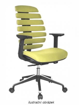 Kancelářské židle Node Kancelářská židle FISH BONES šedý plast, oliva 26-32