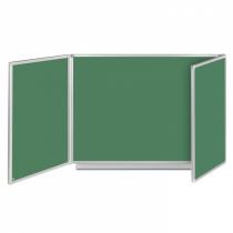 Rozevírací zelená tabule pro popis křídou, 3000 x 1000 mm