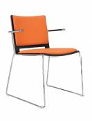 Konferenční židle - přísedící Sedileta Konferenční židle FILO + područky čalouněná