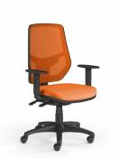 Kancelářské židle Emagra Kancelářská židle LEX 230/B oranžová