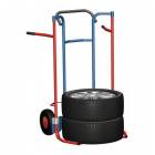  Rudl RU37 na pneu, do 200 kg, s nafukovacími koly, modrý