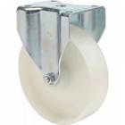  Polypropylenové transportní kolo s přírubou, prům??r 160 mm, pevné, kluzné ložisko
