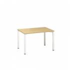 Kancelářský stůl Alfa 200, 120 x 80 x 74,2 cm, rovné provedení, dezén divoká hruška, RAL9010