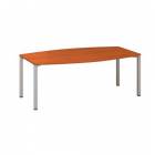  Konferenční stůl Alfa 420 s šedým podnožím, 200 x 110 x 74,2 cm, dezén třešeň