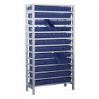  Regál s 68 zásuvnými boxy, hloubka 50 cm