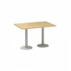  Konferenční stůl Alfa 400 s šedým podnožím, 120 x 80 x 74,2 cm, dezén divoká hruška