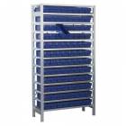  Regál s 96 zásuvnými boxy, hloubka 50 cm