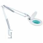  LED laboratorní lampa Manutan Grebes s kruhovou lupou, 9 W