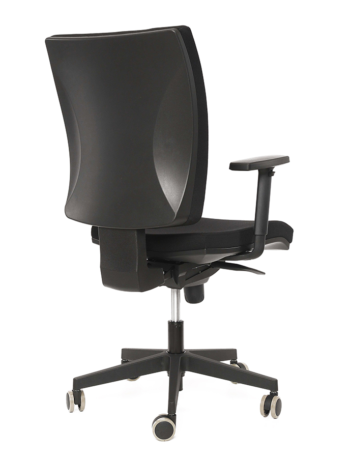 Kancelářská židle Lara VIP černá bez podhlavníku