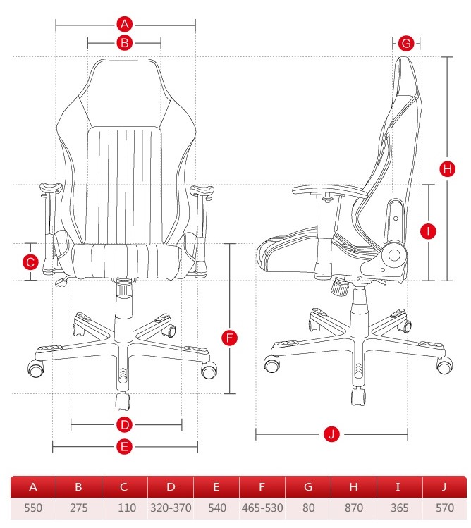 Kancelářská židle DXRACER OH/DJ132/N