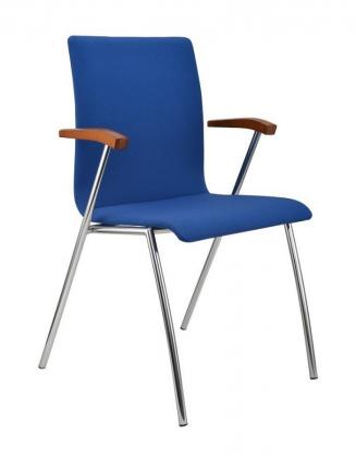 Konferenční židle - přísedící Alba Konferenční židle Ibis čalouněná + područky