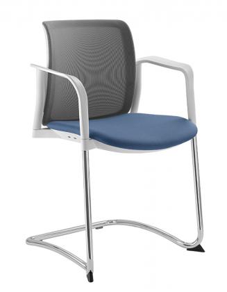Konferenční židle - přísedící LD Seating Konferenční židle Swing 512WH-Z-N4,BR