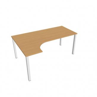 UNI - Stoly pracovní tvarové Stůl ergo pravý 180x120 cm - UE 1800 P buk
