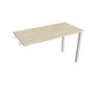 UNI - Stoly přídavné řetězící rovné Stůl pracovní 120 cm hl60 k řetězení - UE 1200 R akát