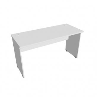 GATE - Stoly pracovní rovné Kancelářský stůl rovný 140 cm hl60 - GE 1400 bílá