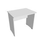 GATE - Stoly pracovní rovné Kancelářský stůl rovný 80 cm hl60 - GE 800 bílá