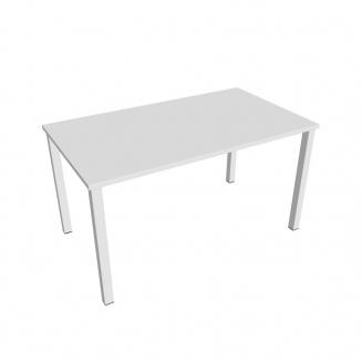 UNI - Stoly jednací rovné Stůl jednací rovný 140 cm - UJ 1400 bílá