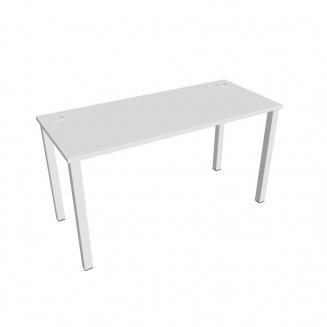 UNI - Stoly pracovní rovné Stůl pracovní rovný 140 cm hl60 - UE 1400 bílá
